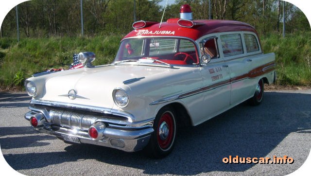 1957 Pontiac [Star Chief Convertible Coupe] Ambulance 5d Superior Coach Company front